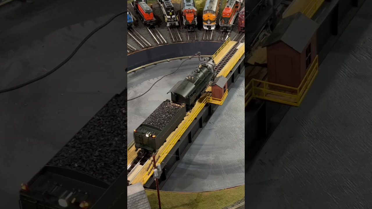 O Gauge ScratchBuilt Turntable Shorts Modeltrains Trainlayout Ogauge Lionel Trains