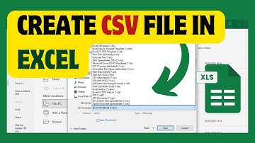 How To Create Csv File In Excel