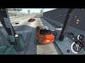 BeamNG drive 5 car pileup on highway