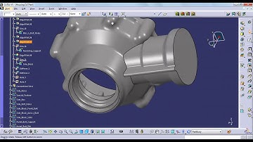 Metal Casting Design in CATIA V5 - Full Video