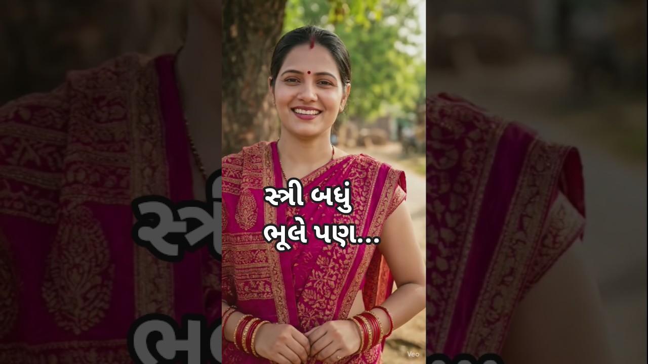 સ્ત્રી બધું ભૂલી શકે પણ.... #shorts #trending #viral #gujarati #comedy #shortsfeed