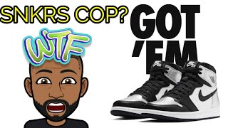 Air Jordan 1 Silver Toe SNKRS COP?