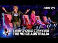 Every 4-CHAIR TURN Blind Audition on The Voice Australia | Part 2/4