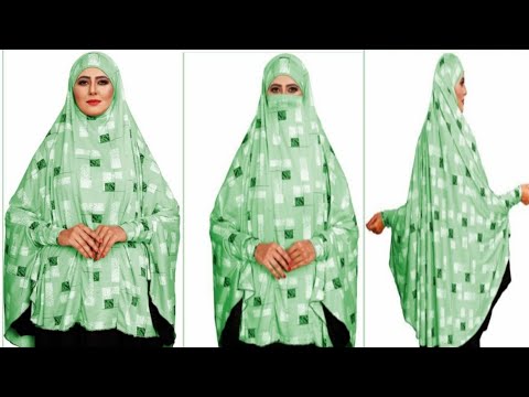 Khimar/Jilbaba With Sleeves Cutting And Stitching/ Namaaz Prayer Khimar DIY/Jilbab Khimar Cutting