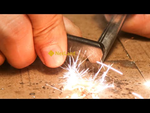NexLand BCF8 Fire Steel with CK1-ceramic micro folding knife