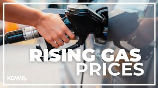 Gas prices in Oregon climb