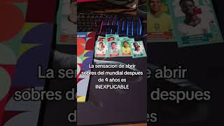 Abrir sobres despues de 4 años se siente super good #fifa #2026