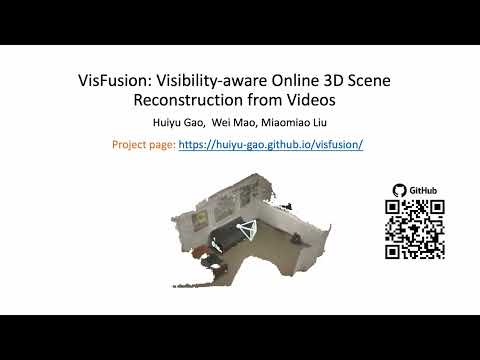 CVPR 2023 Paper: VisFusion - Visibility-aware Online 3D Scene Reconstruction from Videos (Gao et al)