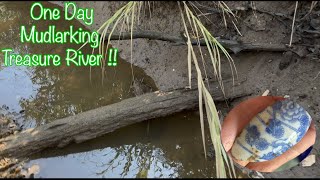 One Trip  of Mudlarking the Bayshore Treasure River & Dads Paintings!!