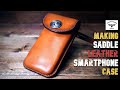【レザークラフト】サドルレザー・スマートフォンケース製作動画 / ハンドメイド・DIY