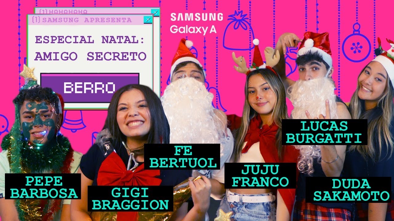 BERRO NATAL! JUJU, FE, PEPE, GIGI, BURGATTI e DUDA participam de AMIGO SCERETO maluco