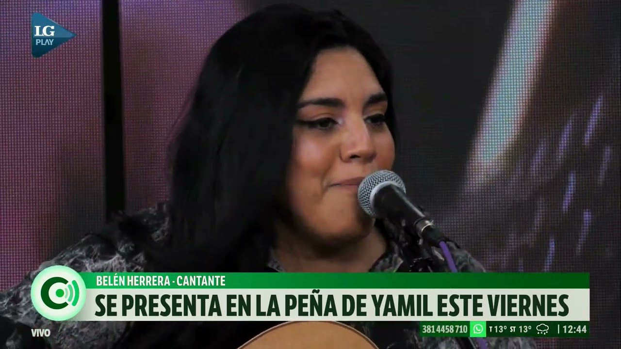 Belén Herrera se presenta en la Peña de Yamil YouTube