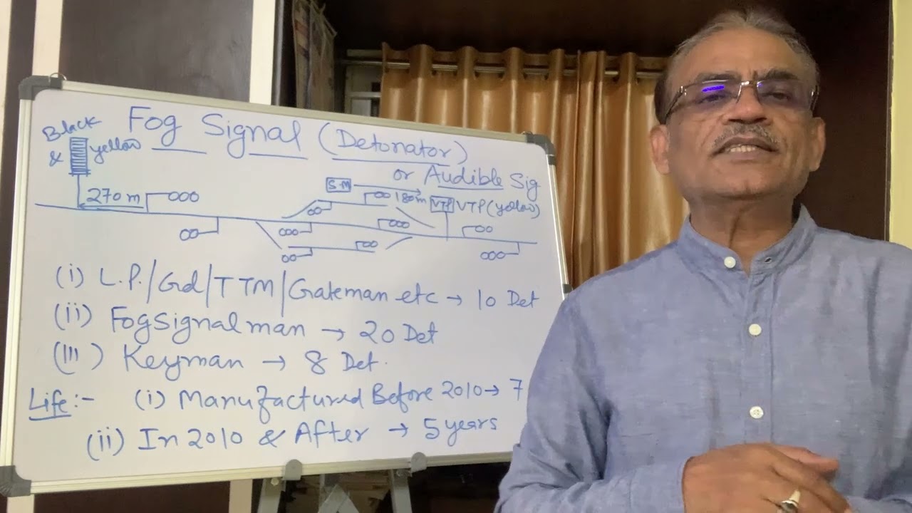 Fog Signal (Detonators) or Audible Signals - Lesson 79