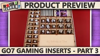 Product Preview - Go7 Gaming Inserts - Part 3