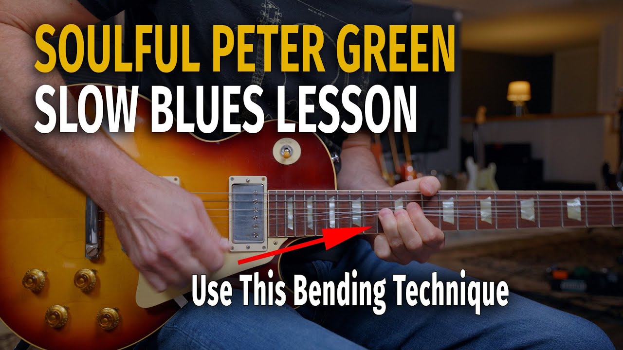 Peter Green Inspired Slow Blues Lesson - Improve Your Phrasing