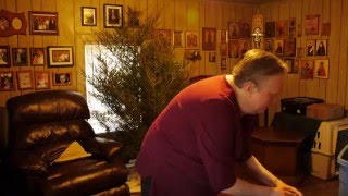 Harper Christmas Tree trimming timelapse 2015
