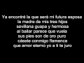 (Letra)-Fondo Flamenco-Mi Estrella Blanca