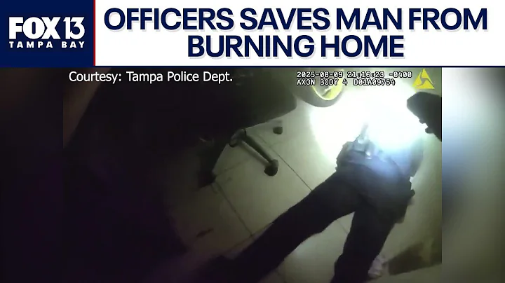 Video: Florida officers save man during house fire