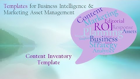 Content Inventory Management Video