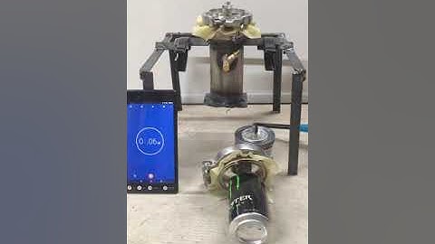 Free Piston Stirling Engine, displacer with Guide rod