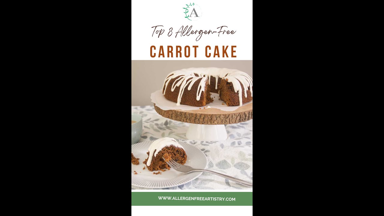 Ultimate Carrot Cake: Top 8 Allergen Free