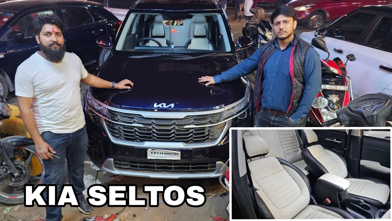 KIA SELTOS Modification best Seatcover interior, alloys 17inch, GF mats
