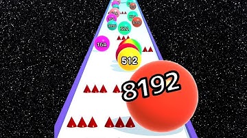 Ball Run 2048 - All Levels Gameplay Walkthrough Tutorial Mobile Games Android, iOS