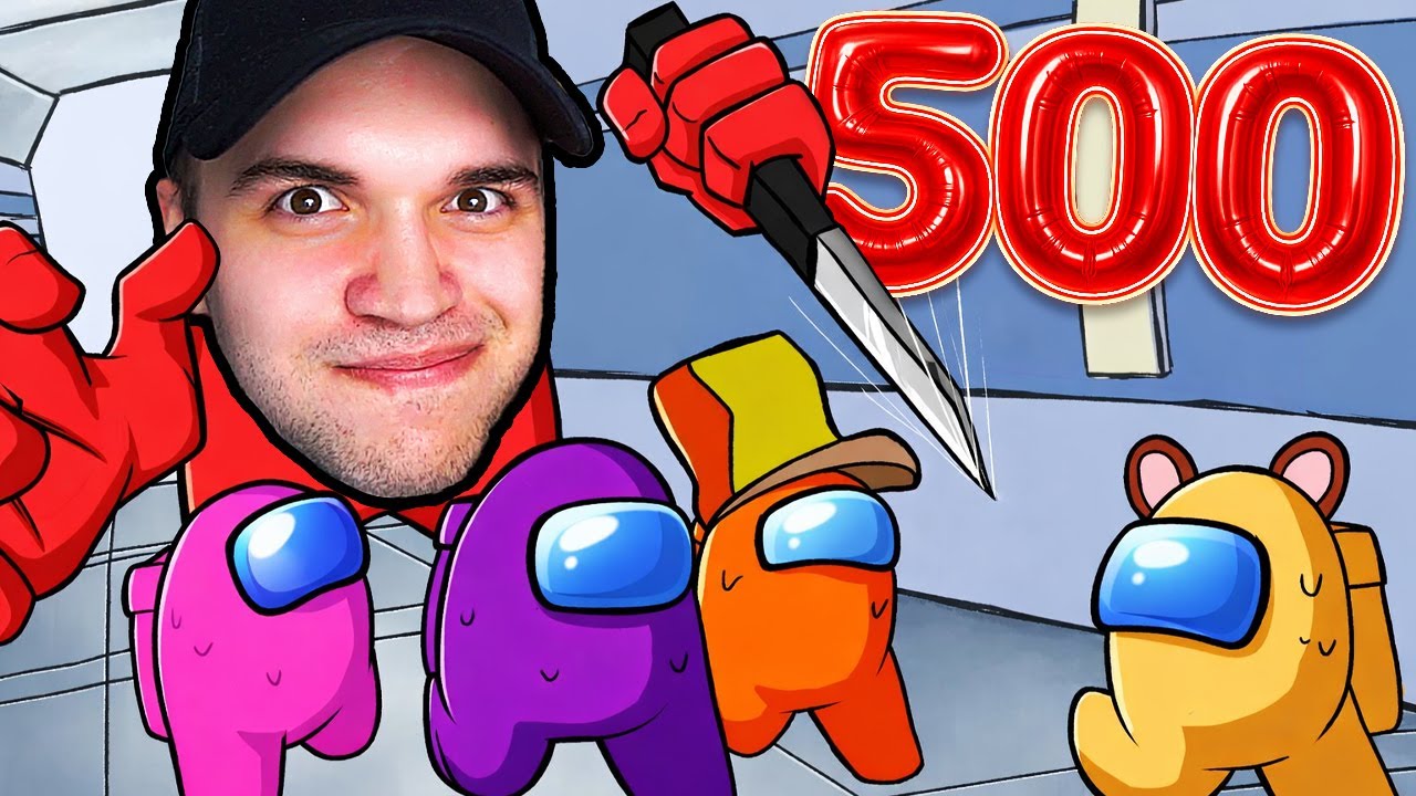 AMONG USSS | ЈУБИЛЕЕН 500-ТИ СТРИМ 🎈