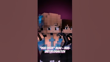 "Dead Inside" Meme - Mine-Imator Animation #shorts #minecraftshorts #minecraftanimation