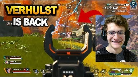 TSM Verhulst is back -  tries using The Horizon & Flatline and dominates ranked (  apex legends )