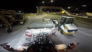 Plowing 10cm of fresh snow | VOlvo L70H | Tokvam UT490