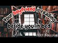 [LO-FI ASMR] Your Boyfriend ready in bed next to you - Boyfriend ASMR