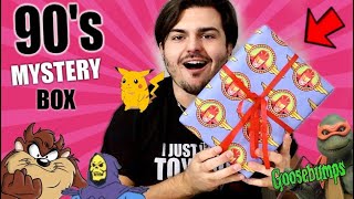 HUGE MYSTERY BOX OF 90'S TOYS & COLLECTIBLES! unboxing
