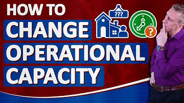 How to Deliberately Change Operational Capacity