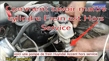 Comment tester un maitre cylindre voiture ?