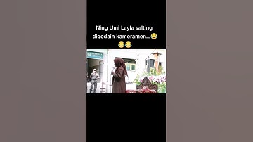 neng umi laila salting di godain kameramen#shots#dakwah#fyp#umi_layla