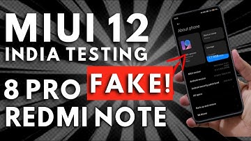 😡[FAKE] REDMI NOTE 8 PRO MIUI 12 INDIA UPDATE | MIUI 12 India Testing NOT Started😡