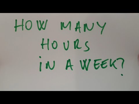 How Many Hours Are In 1 Weeks
