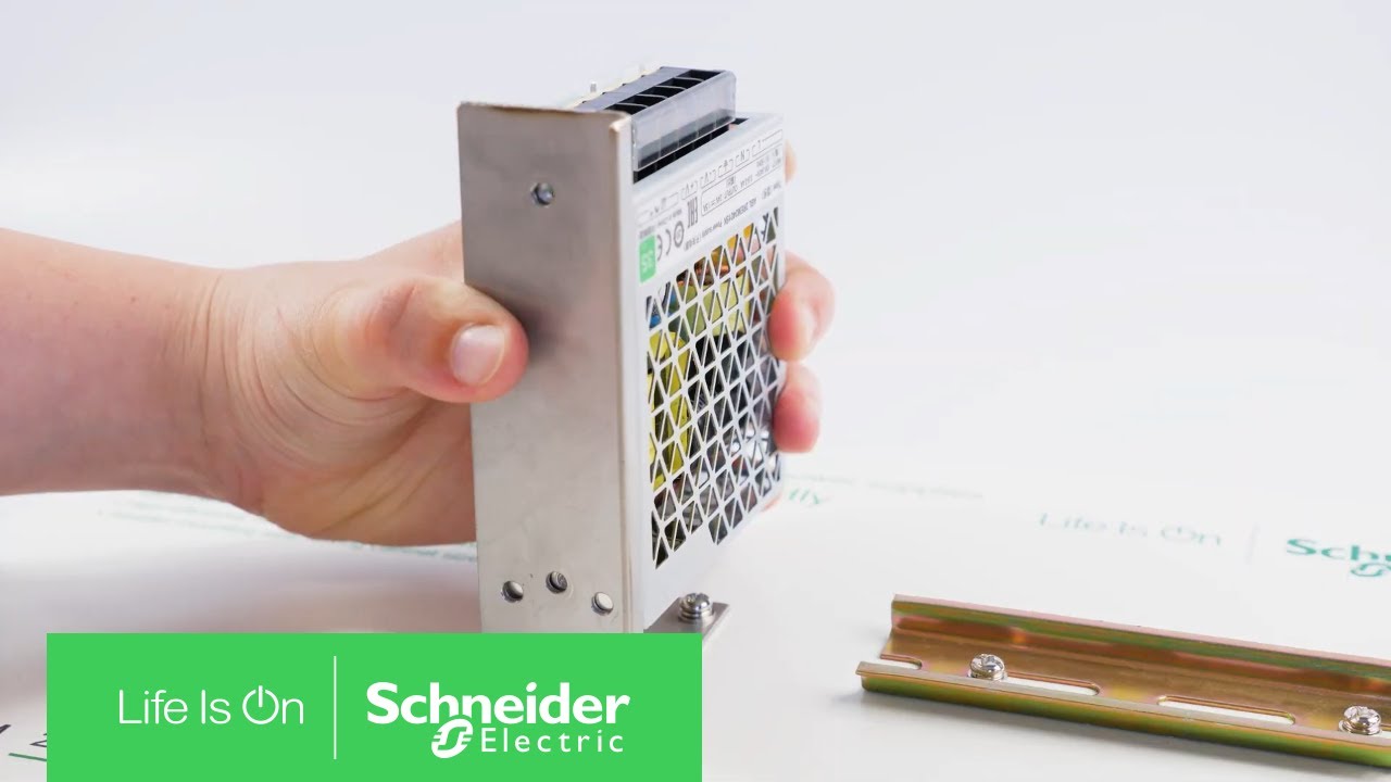 Easy Modicon ABL2: Montarea surselor de alimentare pe suporti tip "L" | Schneider Electric Support