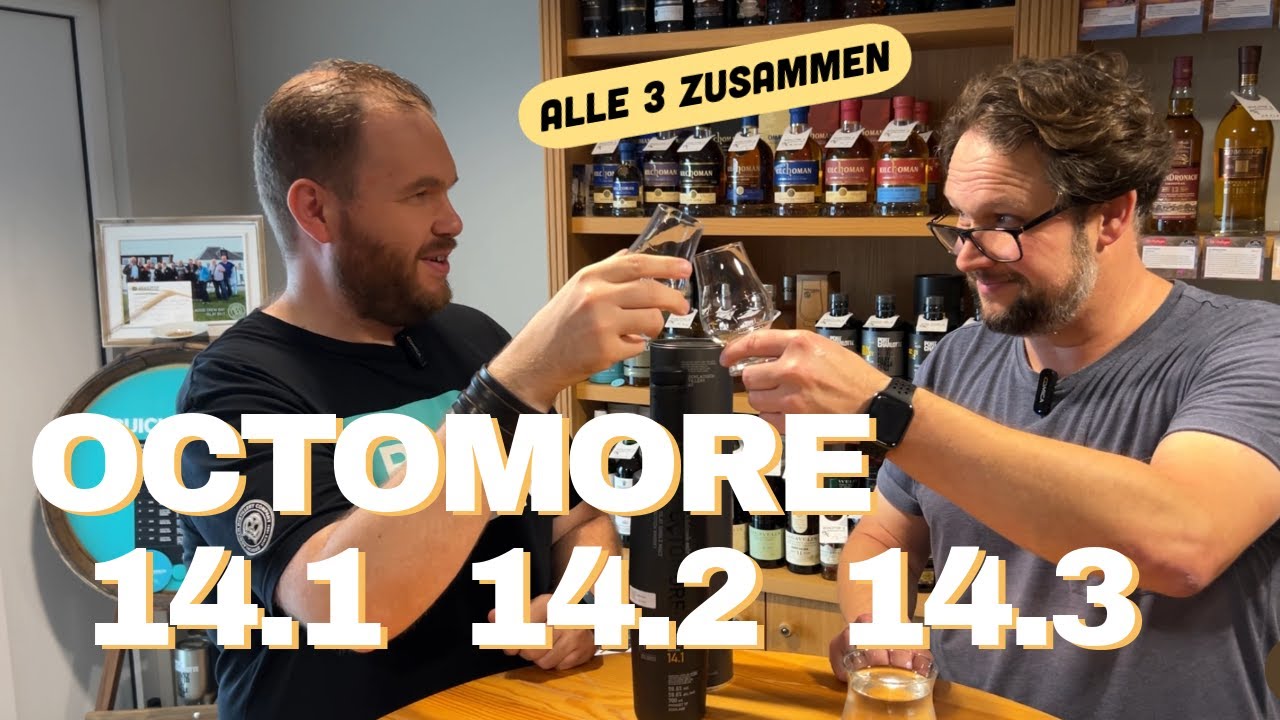 Octomore 14.1, 14.2, and 14.3 - All 3 together with Dirk Schlüter