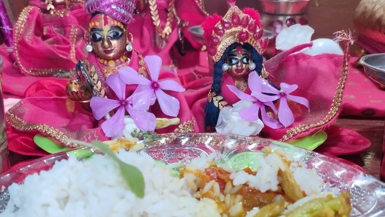 Laddoo Gopal or Lado Rani Ji ki Dopahr ki Seva 🌺🕉#ladoogopal - YouTube