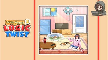 Brain Puzzle 2 Logic Twist level 7 solution | help the protagonist cool down