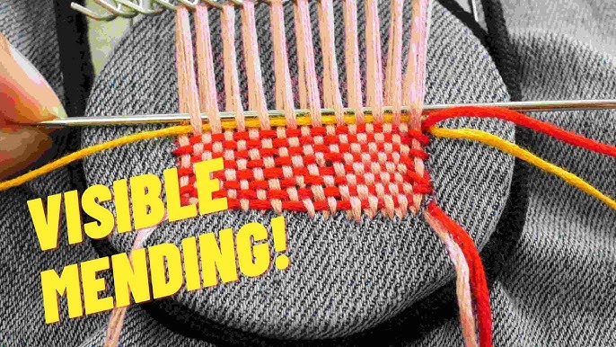 Small Loom Speedweve Type Weave Tool Fun Mending Loom Darning Machine Loom  Makes Beautiful Stitching Mending Jeans Clothes - AliExpress