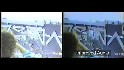 AviSynth Tests - Live in Slane 1986  - One Vision - Comparison