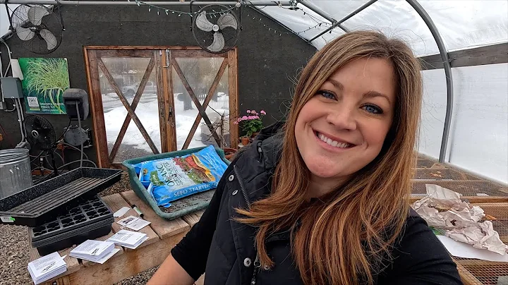 How to Start Seeds in the Greenhouse: Growing Geraniums & Eonian Peria