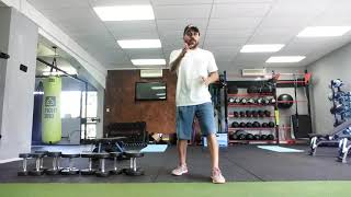 Boxing combo (2,3,2) footwork(12'6'2'oclock)