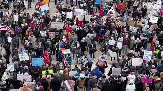 50 states, 50 protests demonstration held at Minnesota State Capitol [RAW]