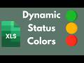 How to Create Dynamic COLOR STATUS Indicators in Excel