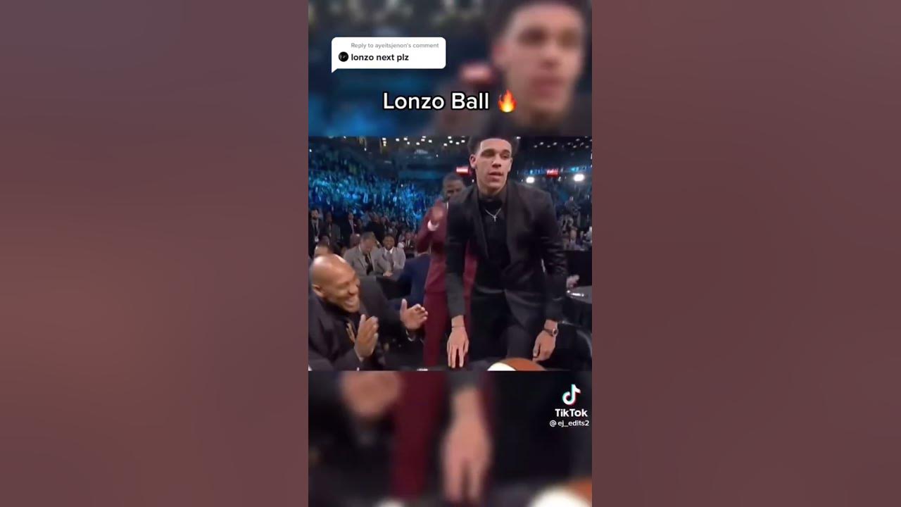 Lonzo Balls handshake with LaMelo on draft night was COLD Lonzo Balls handshake with LaMelo on draft night was COLD