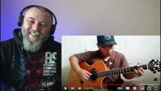 ALIP BA TA - KASIH IBU [cipt. SM Mochtar Fingerstyle cover] (REACTION)